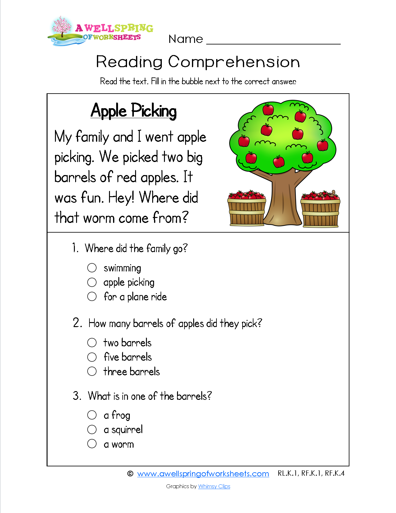 Grade Level Worksheets A Wellspring Of Worksheets Comprehension Worksheets Reading Comprehension Worksheets Reading Comprehension