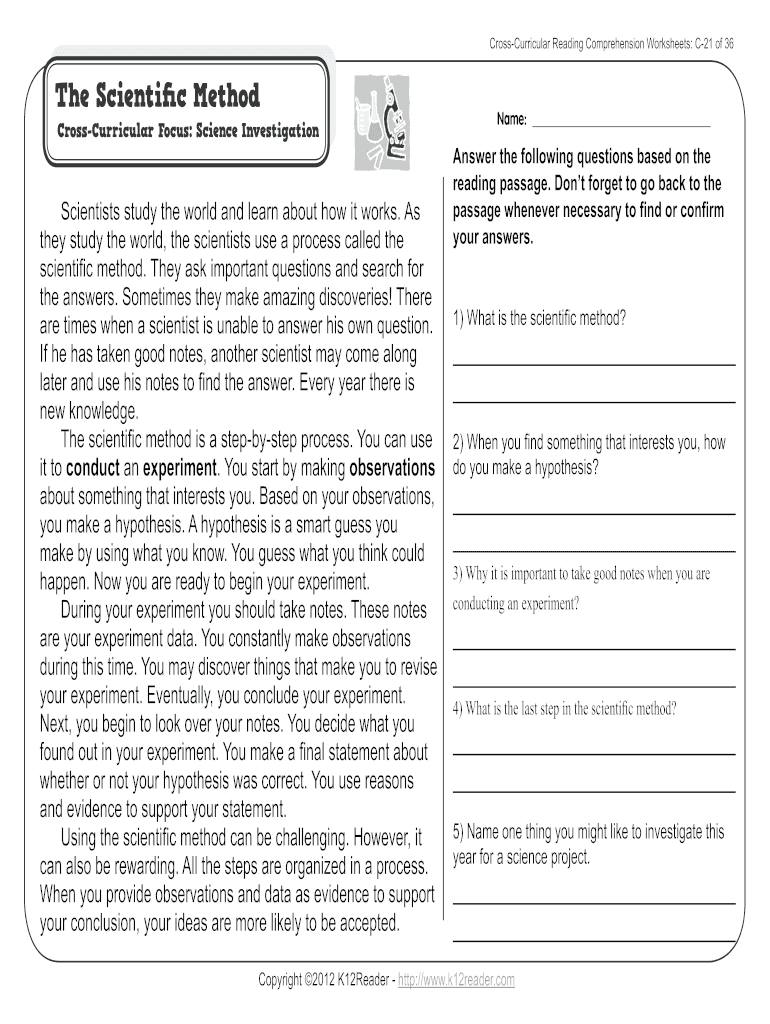 3rd Grading Reading Comprehension Worksheets