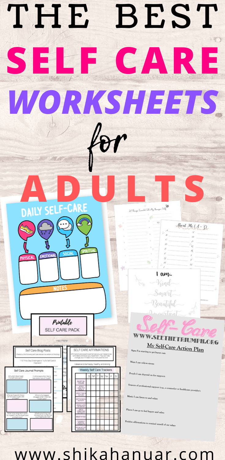 Free Printables For Adult Mental Health