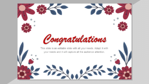 Editable Congratulation PowerPoint Templates Free Download