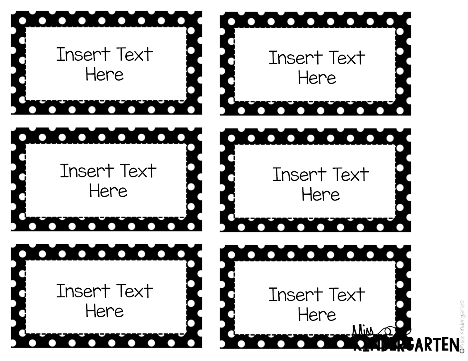 Editable Word Wall Templates Miss Kindergarten Labels Printables Free Templates Free Label Templates Printable Label Templates