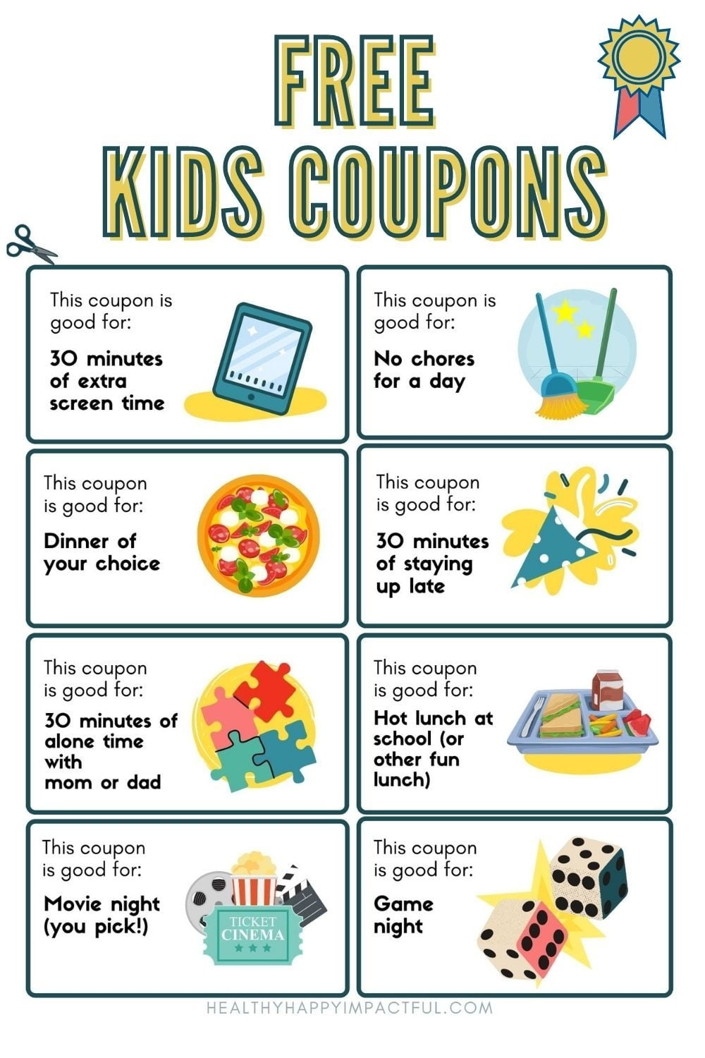 Free Printable Coupons For Kids Makes A Great Gift Printables Free Kids Kids Coupon Ideas Kids Schedule