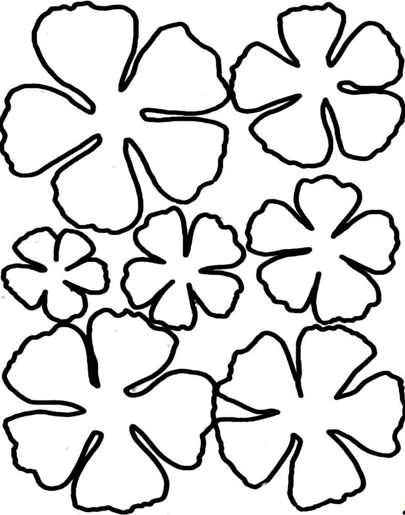 Free Printable Flower Templates Download Free Printable Flower Templates Png Images Free ClipArts On Clipart Library