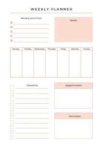 Free Printable Planner Templates To Customize Canva