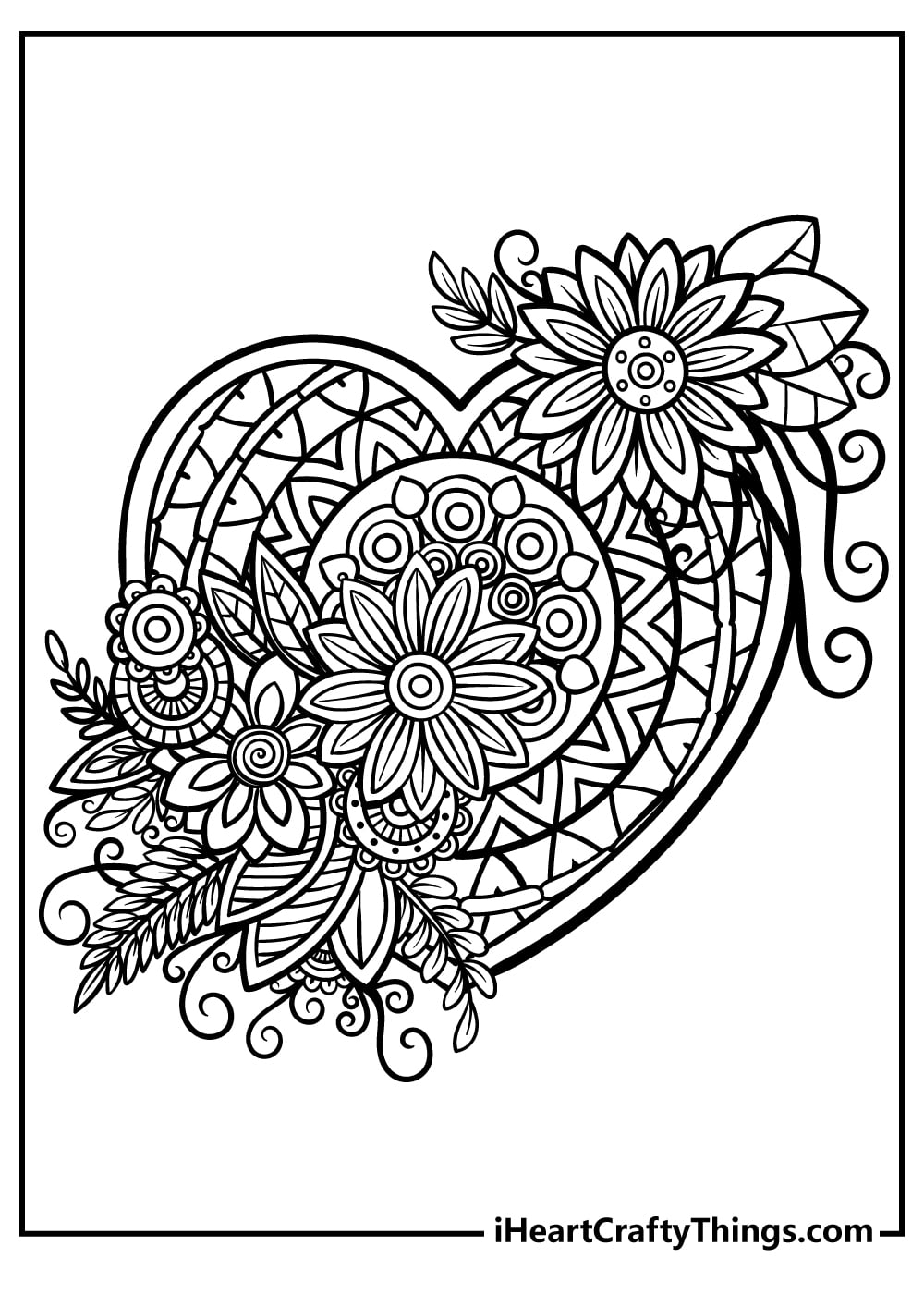 Free Large Print Coloring Pages For Adults