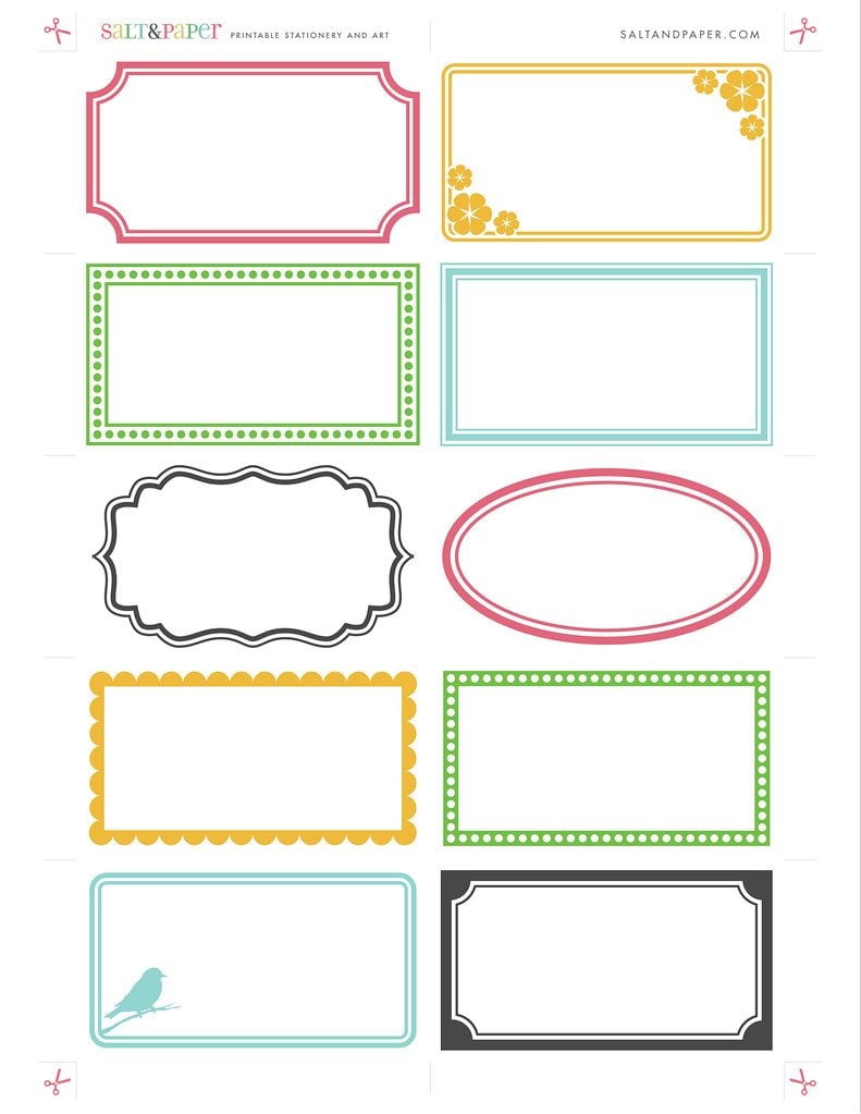 Free Templates To Print Labels