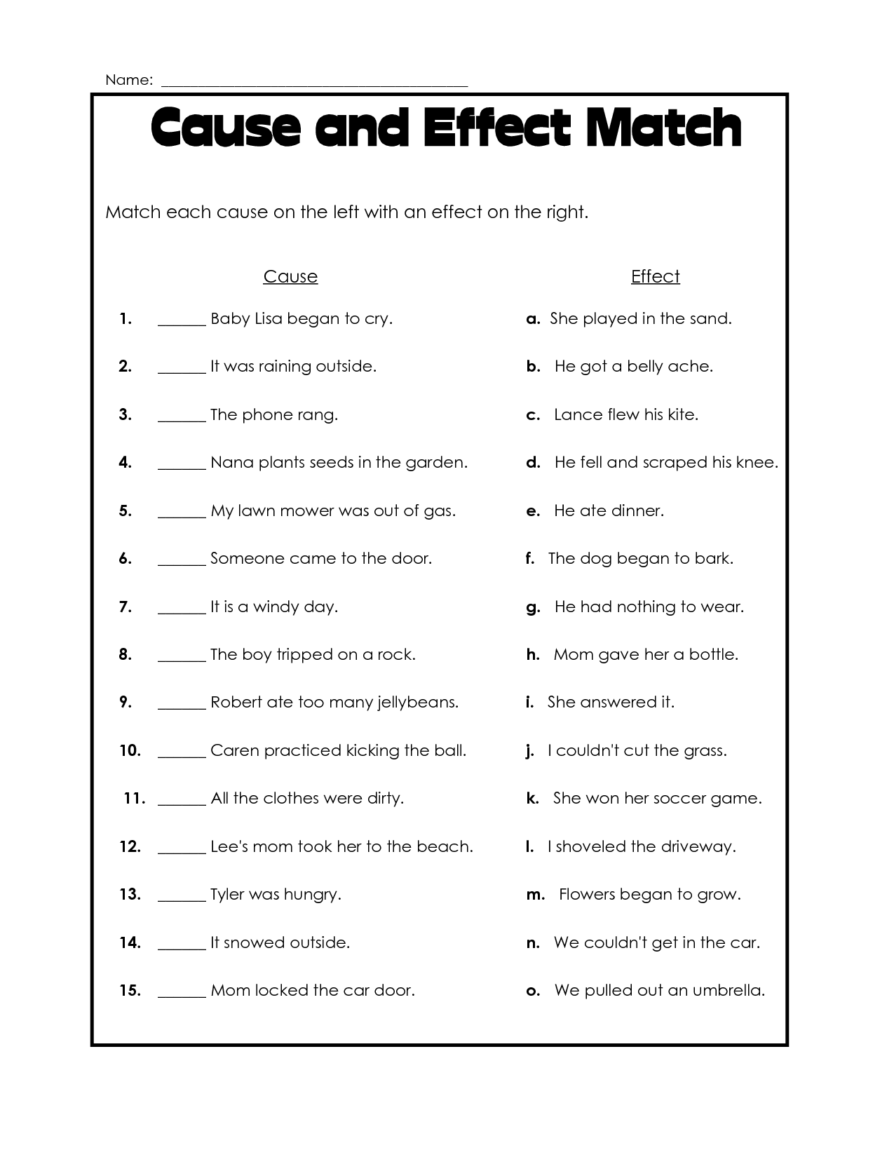 Free Printable Reading Comprehension Worksheets For 4th Grade