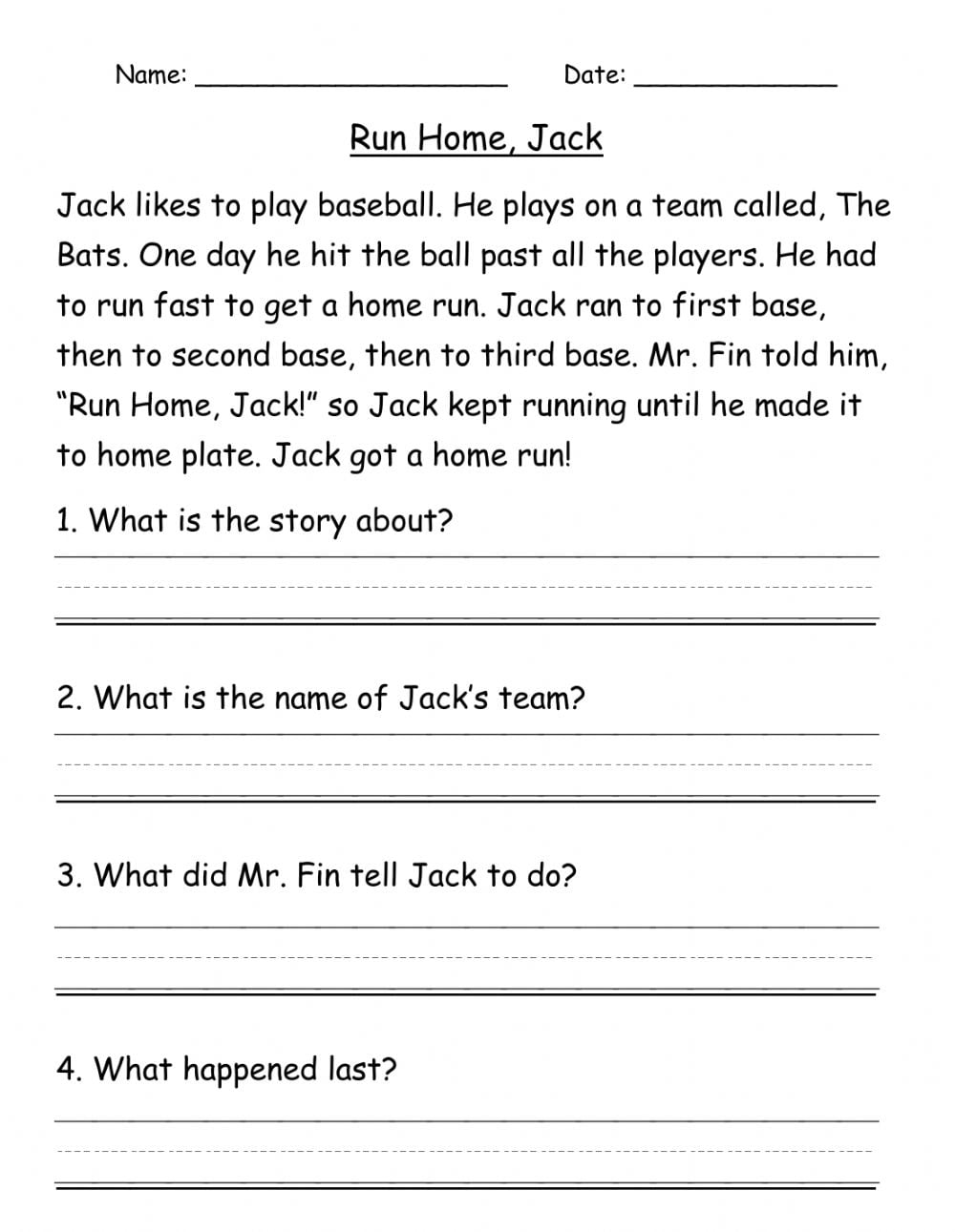 Answering Questions Interactive Worksheet