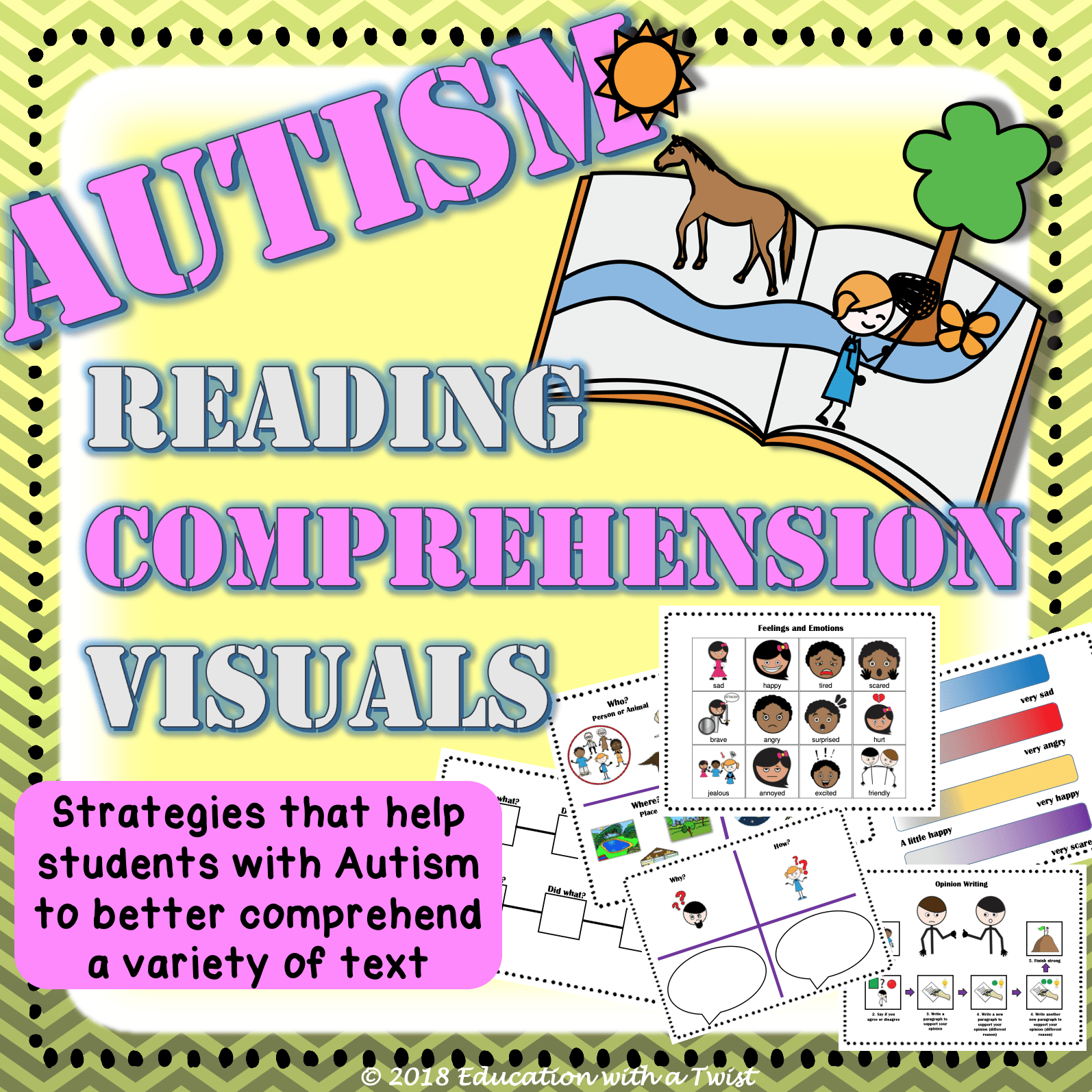 Autism Reading Comprehension And Worksheets Stra Made By Teachers