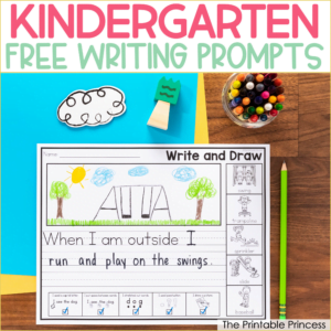 Free Kindergarten Writing Prompts