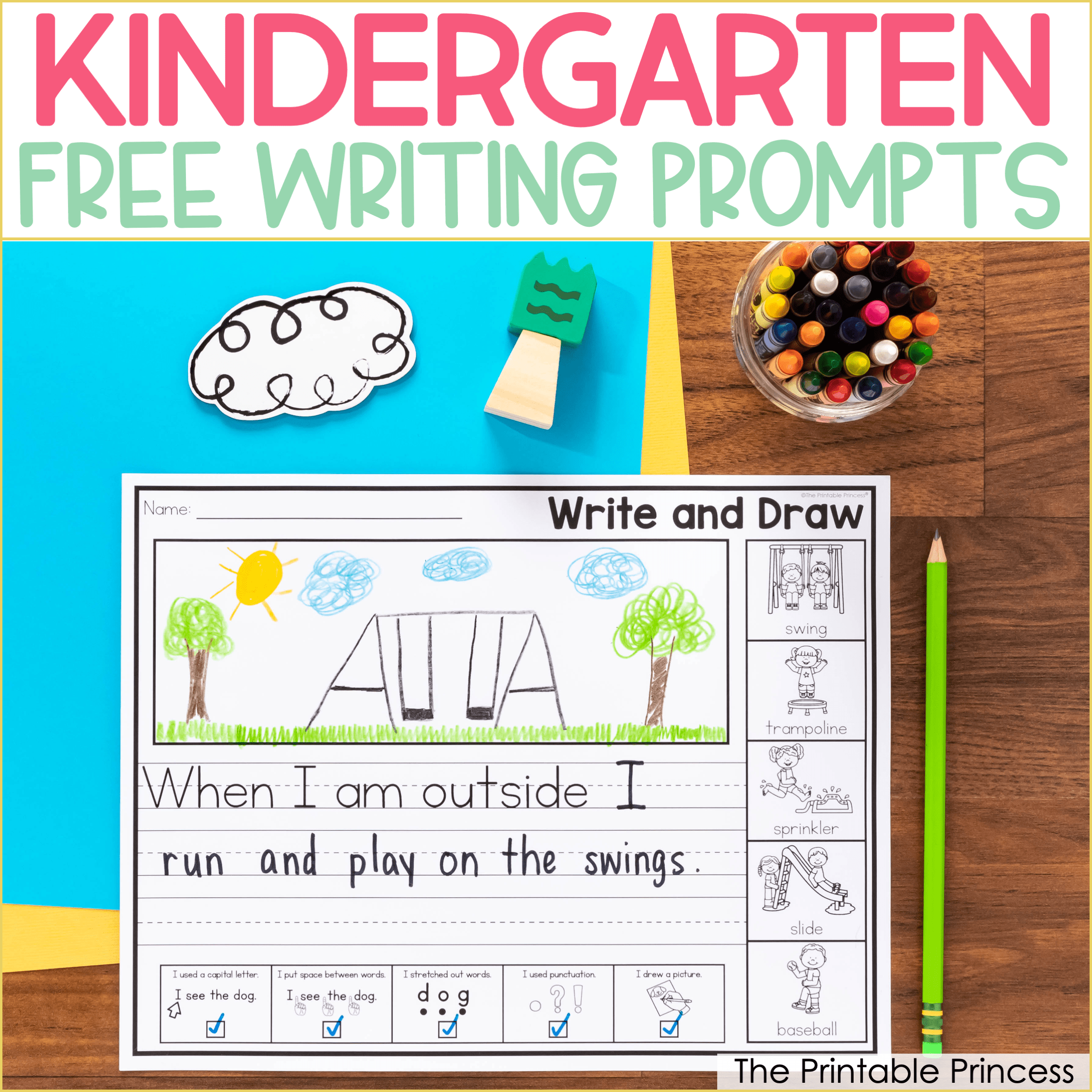 Writing Assignments For Kindergarten Students