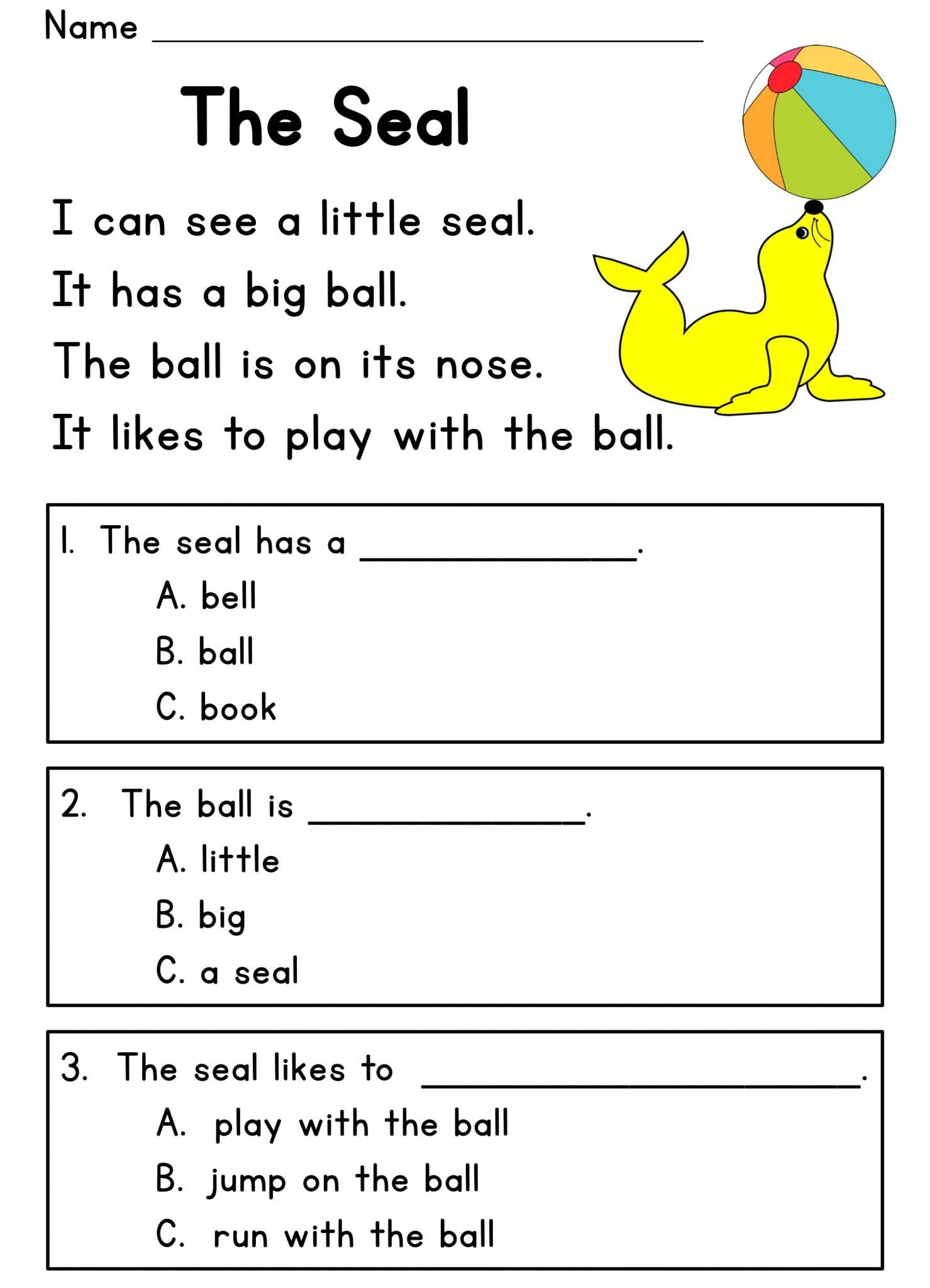 Free Printable Worksheets For 5 Year Olds Educative Printable Reading Comprehension Reading Comprehension Passages Reading Comprehension Kindergarten