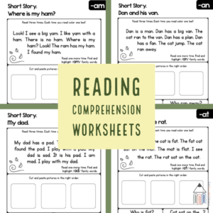 FREE Reading Comprehension Worksheets Free Homeschool Deals