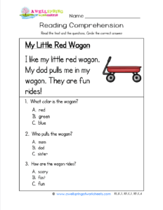 Grade Level Worksheets A Wellspring Of Worksheets Kindergarten Reading Worksheets Reading Comprehension Worksheets Reading Worksheets
