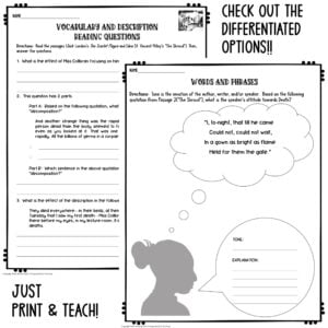 High School Reading Comprehension Passages And Questions Lesson Death Made By Teachers
