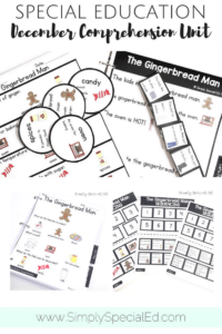 How To Teach Comprehension December Simply Special Ed