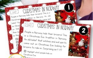 Leveled Literacy Intervention Free Christmas Reading Passages Sea Of Knowledge