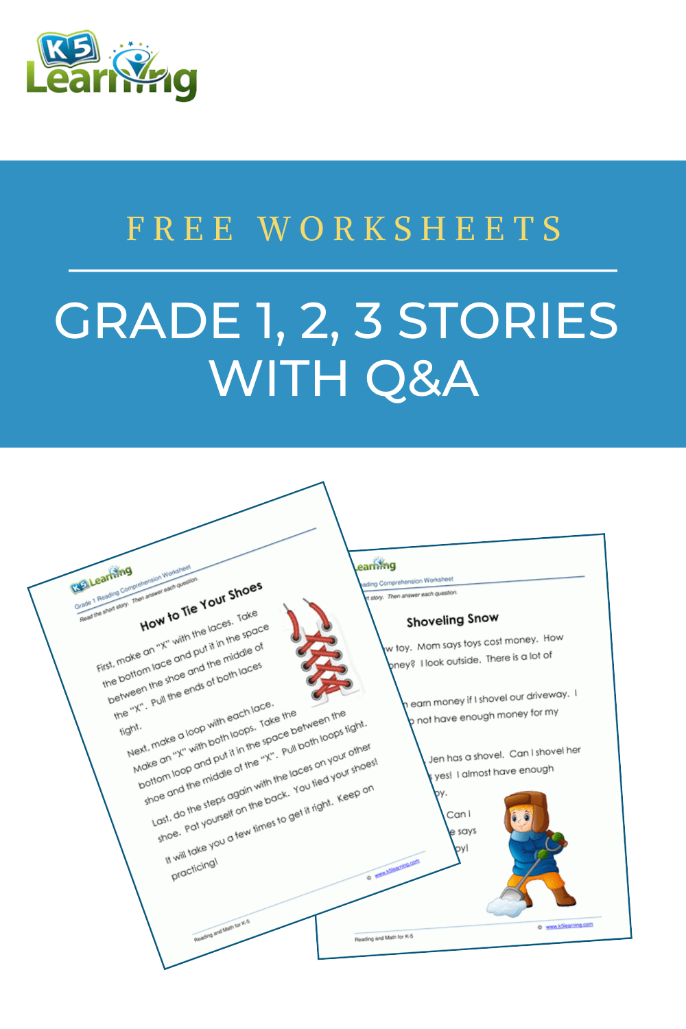 New Reading Comprehension Worksheets For Grades 1 2 And 3 K5 Learning