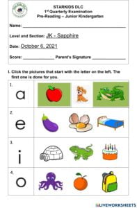 Preschool Exercise