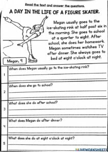 Read The Text And Answer The Questions Interactive Worksheet