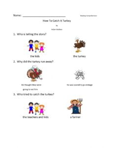 Reading Comprehension Online Exercise For Midde School Special Education