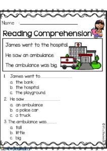 Reading Comprehension Online Pdf Activity