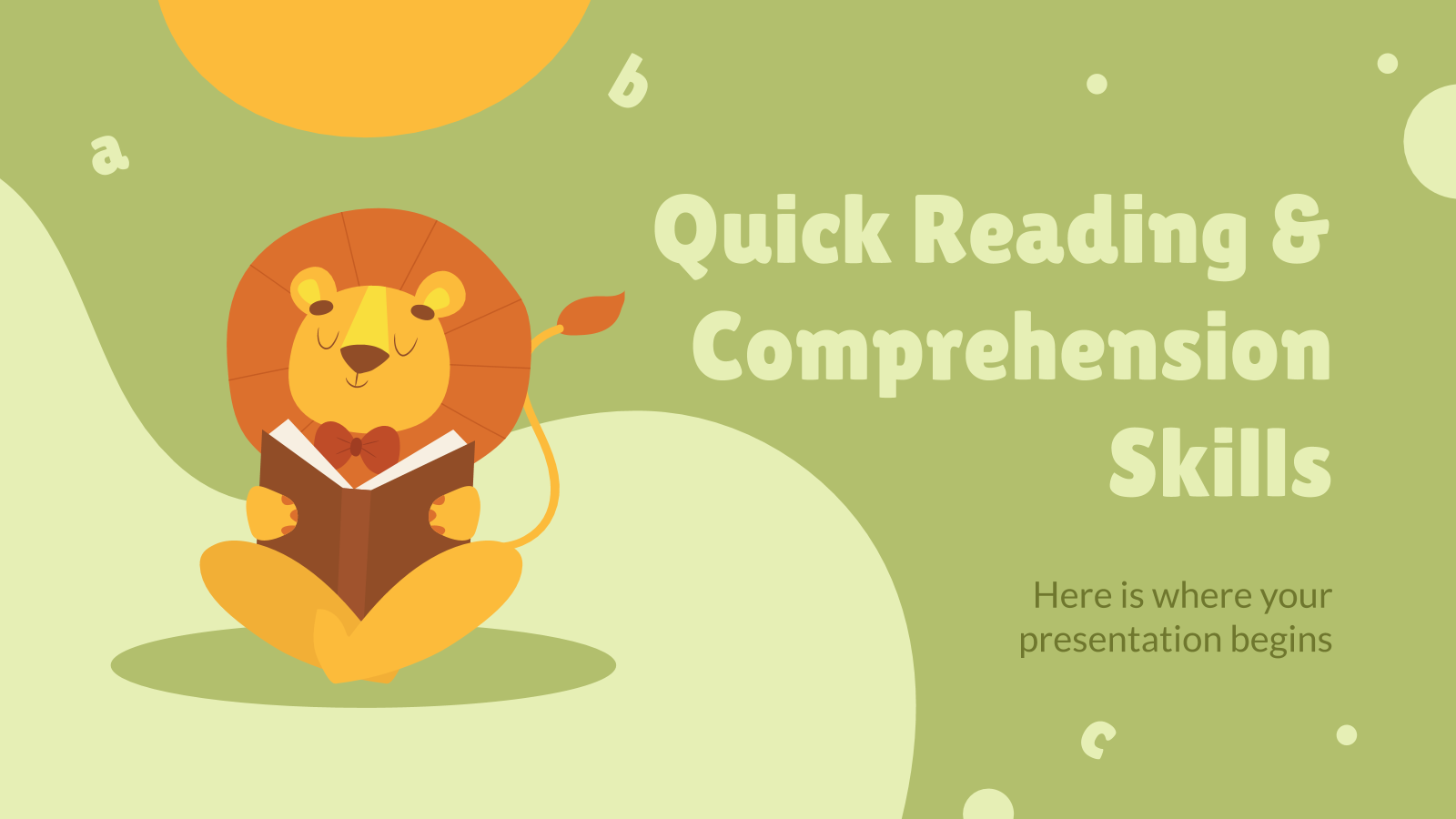 Reading Comprehension Worksheets Google Slides PPT