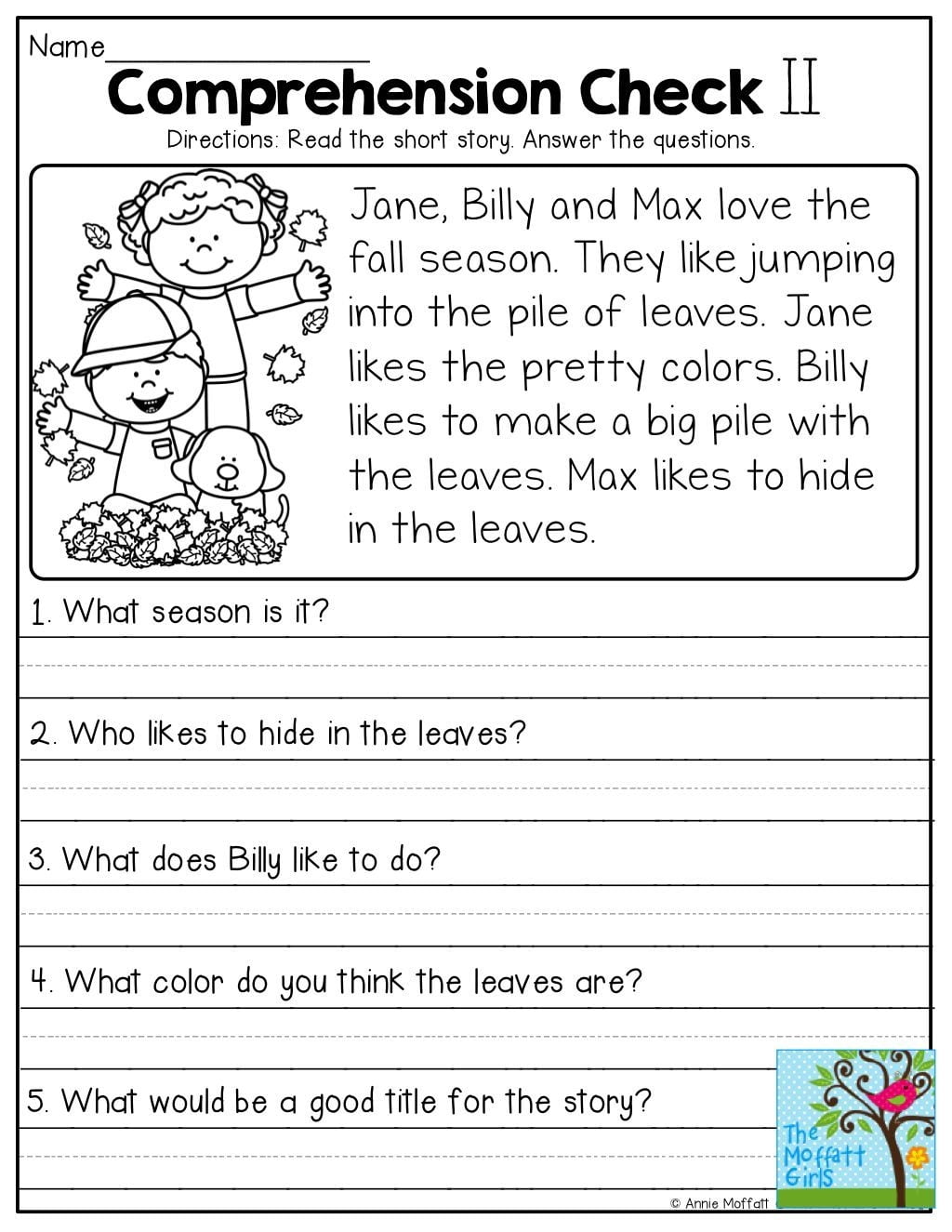 Reading Comprehension Worksheets Reading Comprehension 1st Grade Reading Worksheets