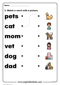 Reading Comprehension Worksheets Short Word Stories