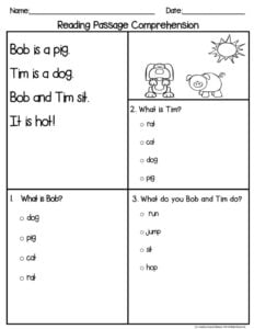 Seven Kindergarten Informal Reading Assessments The Teaching Scene