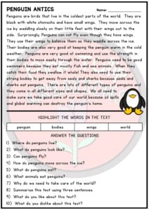 Ten Page Reading Comprehension Worksheet Pack Reading Comprehension Worksheets 4th Grade Reading Worksheets Reading Comprehension