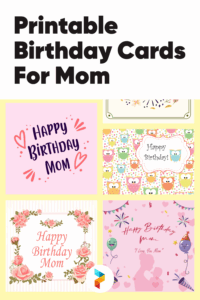 10 Best Printable Birthday Cards For Mom Pdf For Free At Printablee