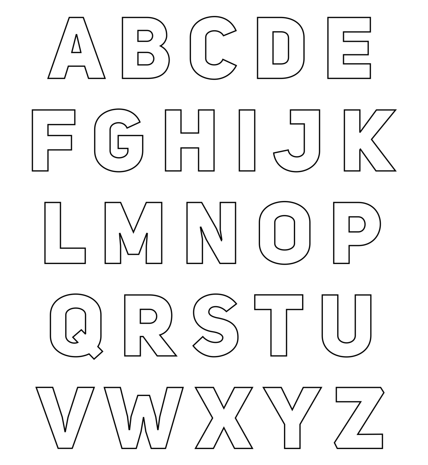 10 Best Printable Cut Out Letters Printablee Fillable Form 2023