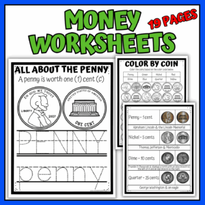 14 Free Printable Money Worksheets For Kids Of All Ages