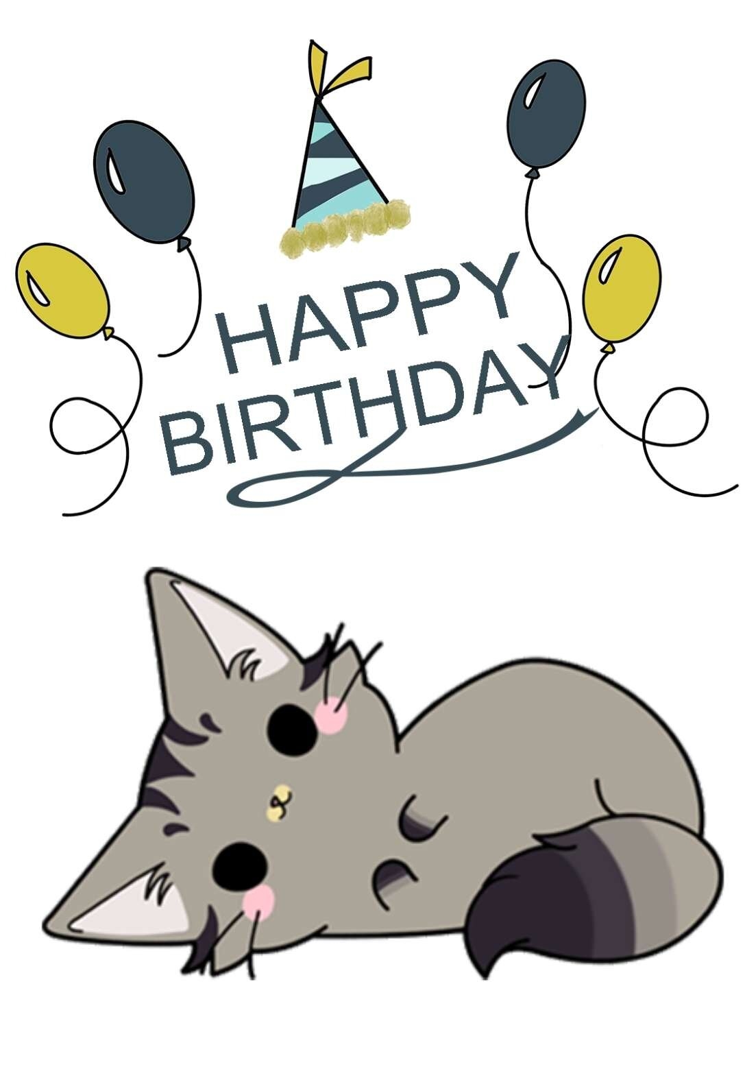20 Cat Printable Birthday Cards free PRINTBIRTHDAY CARDS