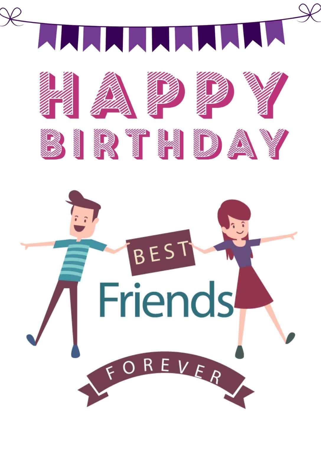 23 Printable Birthday Cards For A Friend Or Best Friend PRINTBIRTHDAY 