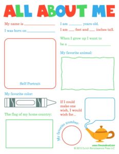 All About Me Poster Printable Pdf Get Your Hands On Amazing Free