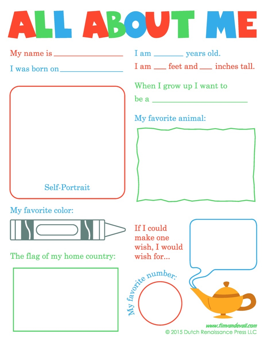 All About Me Poster Printable Pdf Get Your Hands On Amazing Free 
