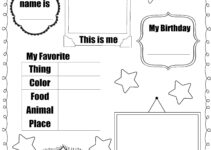 All About Me Posters Free Printable