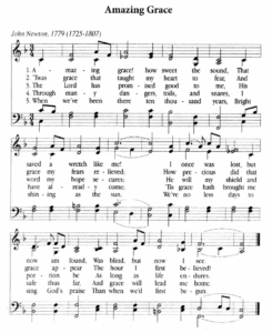 Amazing Grace Hymn Sheet Music Printable Sheet Music