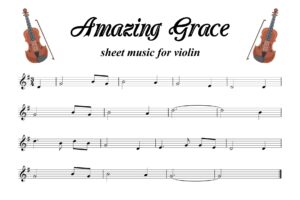 Amazing Grace Sheet Music 15 Free PDF Printables Printablee