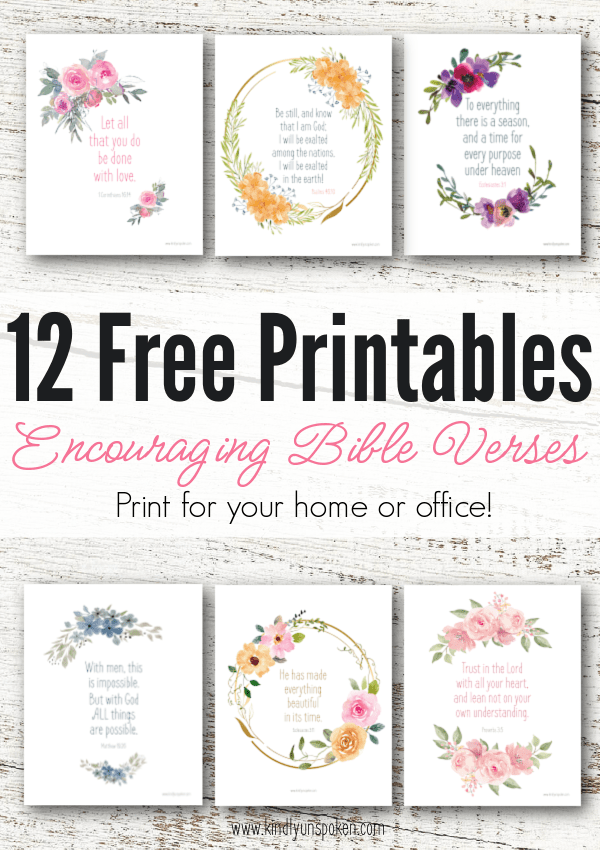 Bible Verse Printables