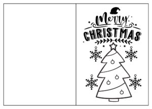 Black And White Holiday Christmas Cards 15 Free PDF Printables