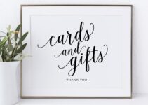 Gifts And Cards Sign Free Printable