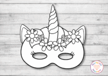 Free Printable Printable Unicorn Mask Template
