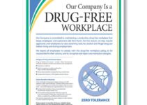 Free Printable Drug Free Workplace Poster