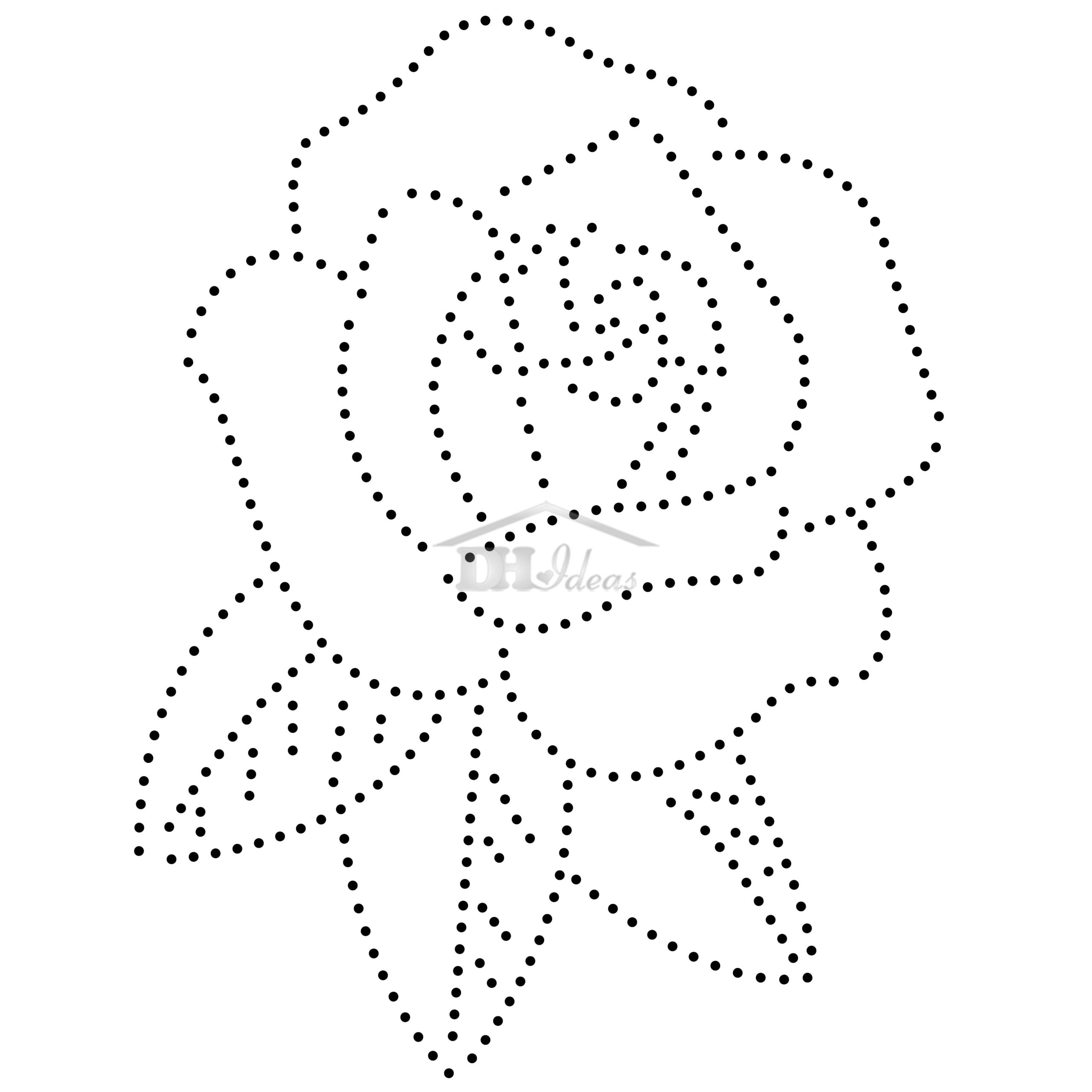 Flower String Art Patterns Printable