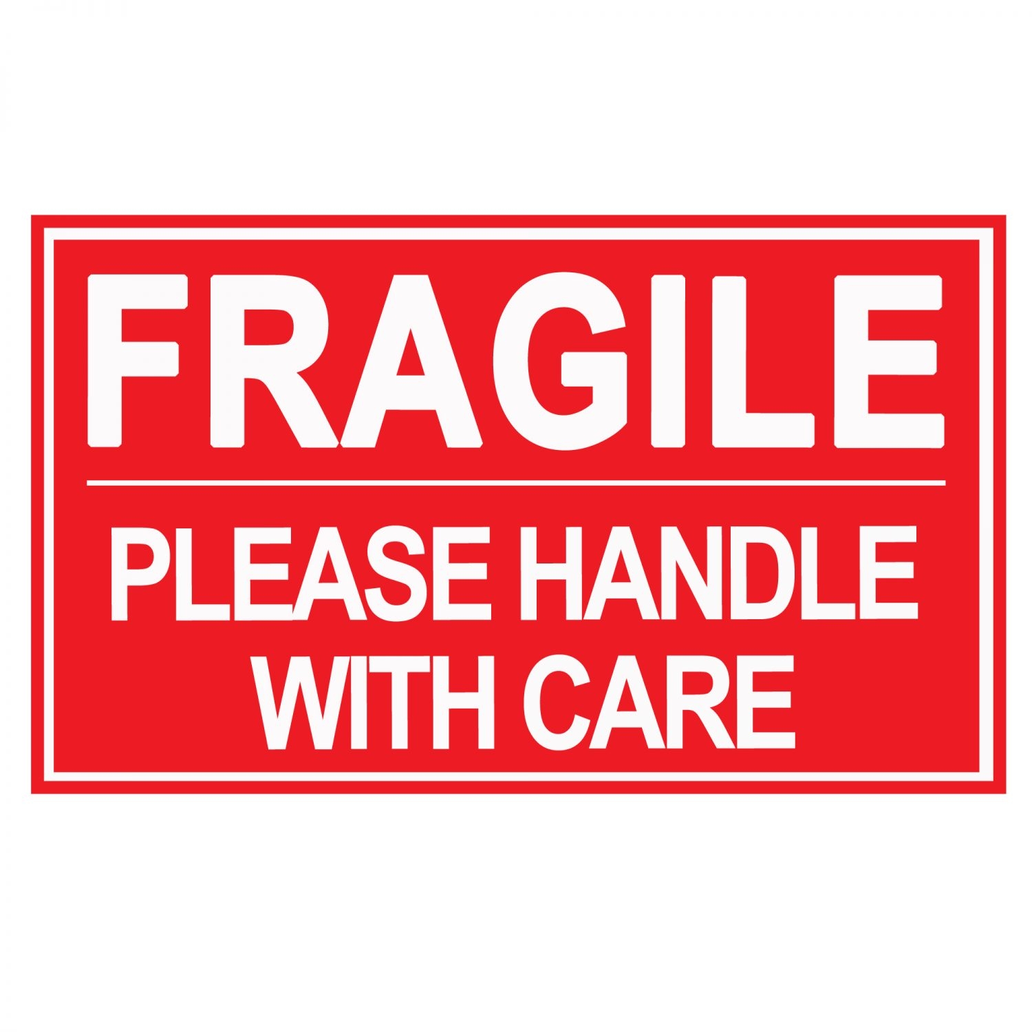 Fragile Handle With Care Printable
