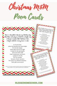FREE Christmas M M Poem Printable Perfect For Gifts