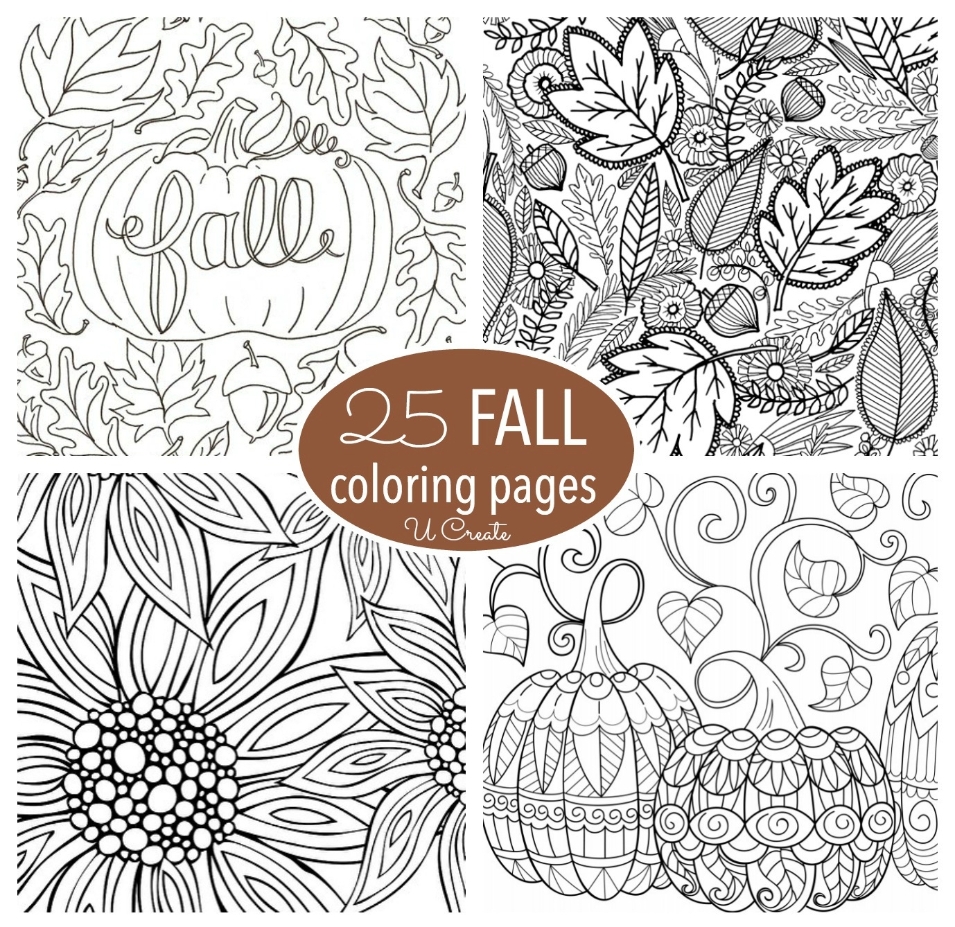Free Fall Adult Coloring Pages U Create